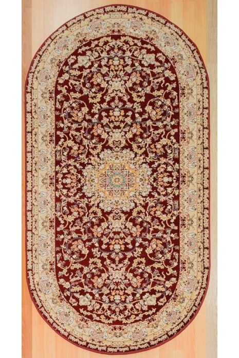 Килим Iranian Star 4130 red овал
